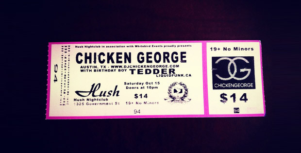 DJ Chicken George – Live @ Hush Nightclub, Victoria, BC (Part 2)