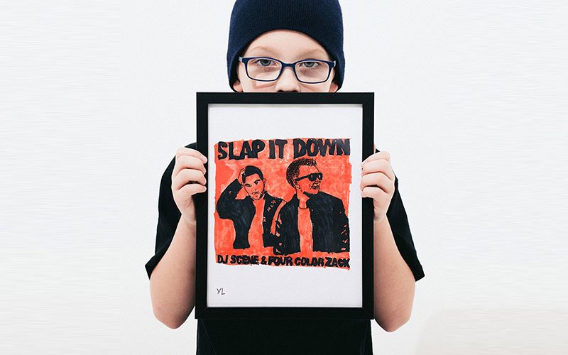DJ Scene & Four Color Zack “Slap It Down” EP – cover