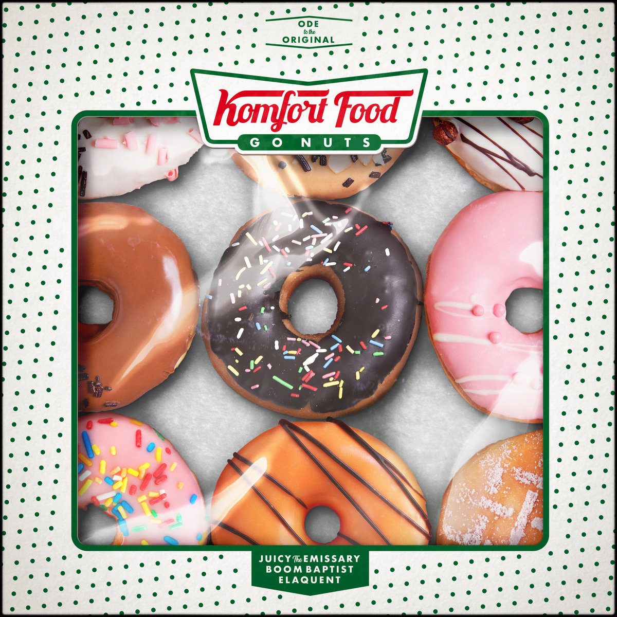 #HeavyRotation – Elaquent, BoomBaptist & Juicy The Emissary “Komfort Food” – cover