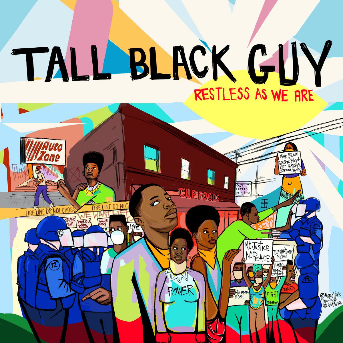 #HeavyRotation – Tall Black Guy “Restless As We Are” – cover