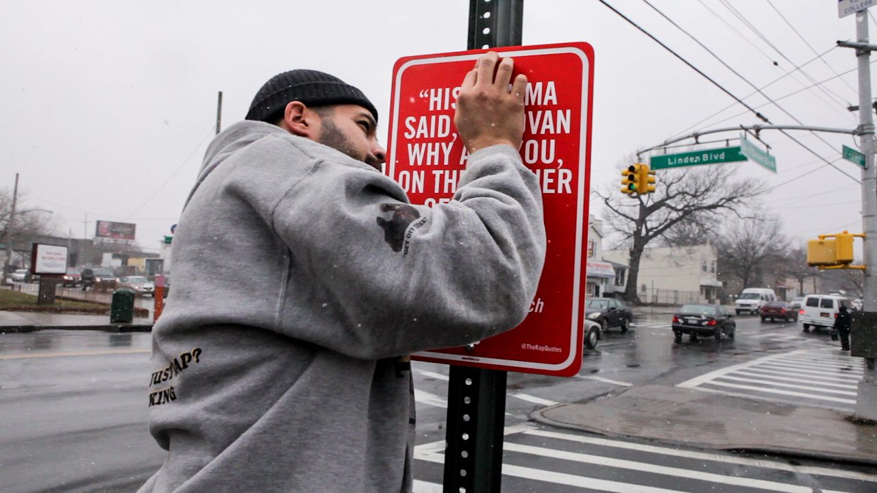 Jay Shells “RAP QUOTES” project combines rap lyrics and street art – cover