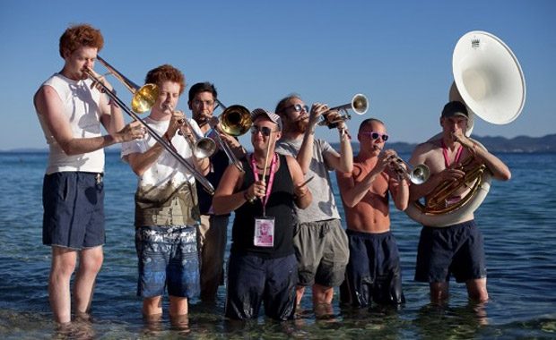 Riot Jazz Brass Band – Corn On The Cob / Paradox – cover