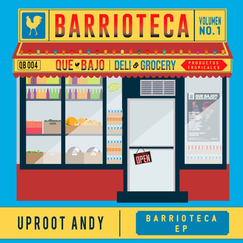 Uproot Andy “Barrioteca EP” – cover