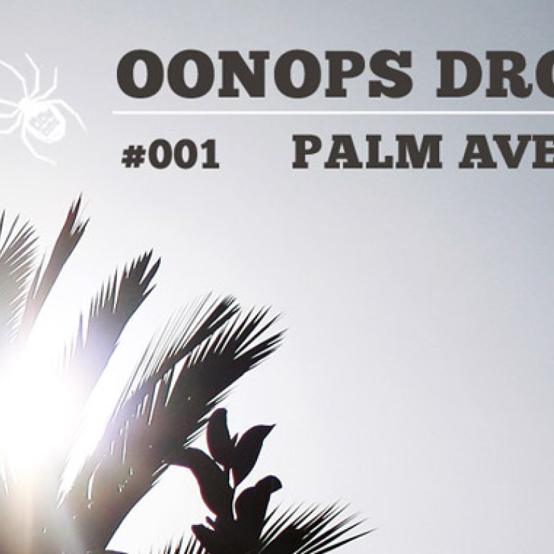 Oonops Drops – Palm Avenue cover